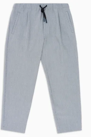 Emporio Armani Pantaloni con motivo a righe sottili