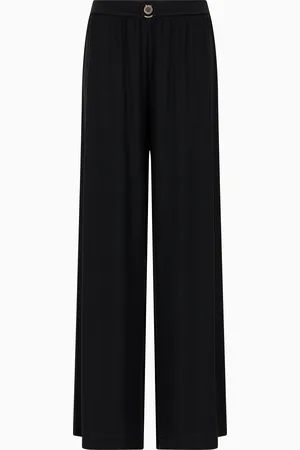 Emporio Armani Pantaloni beachwear con dettaglio anello logato