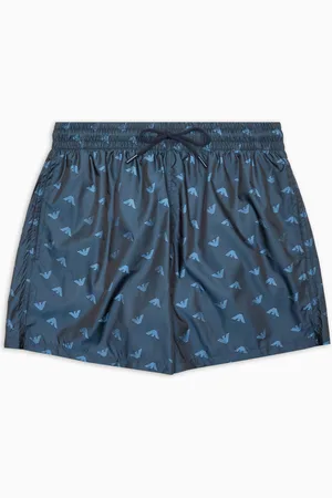 Emporio Armani Costume shorts con logo jacquard all over