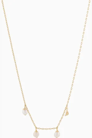 Emporio Armani Collana a catenina in ottone color oro