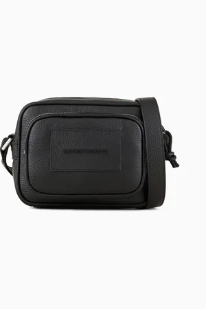 Emporio Armani Camera case a tracolla in pelle bottalata