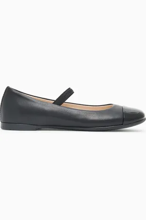 Emporio Armani Ballerine in nappa con punta in vernice