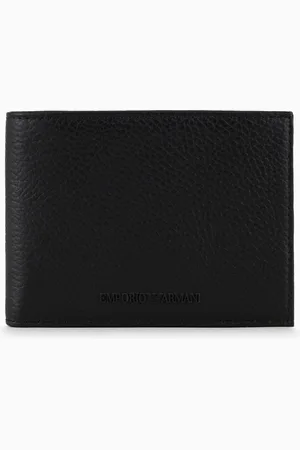 Emporio Armani Portafoglio con portacarte in pelle bottalata