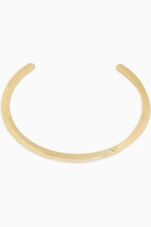 Emporio Armani Collana girocollo in ottone color oro