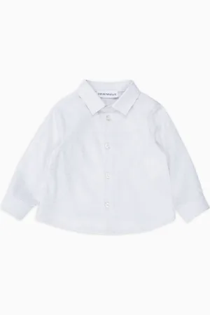 Emporio Armani Camicia con motivo micro aquile all over