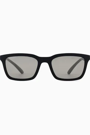 Emporio Armani Occhiali da sole da uomo forma rettangolare
