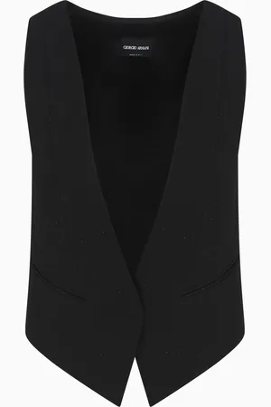 Giorgio Armani Giacca monopetto jacquard in cady di seta glitter