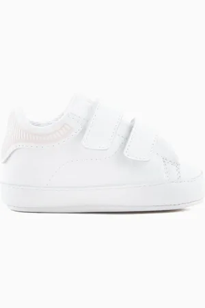 Emporio Armani Sneakers in nappa con strap