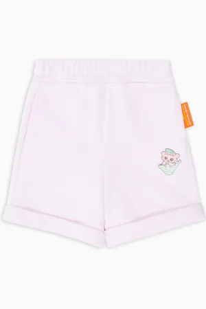 Emporio Armani Shorts in jersey organico con stampa Manga Bear Crew ASV