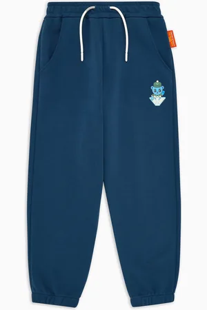 Emporio Armani Pantaloni jogger loose fit in jersey organico stampa Manga Bear Crew ASV