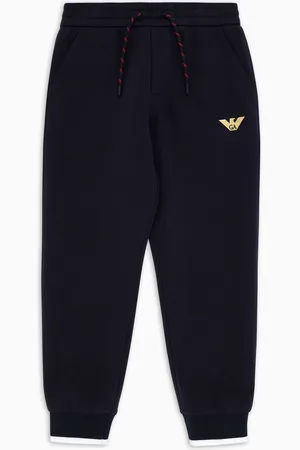 Emporio Armani Pantaloni jogger in double jersey con patch logo Lunar New Year ASV