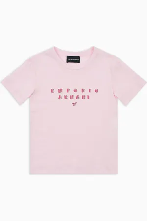 Emporio Armani T-shirt in jersey con stampa logo ASV