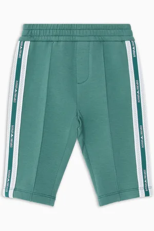 Emporio Armani Pantaloni in double jersey con banda logata ASV