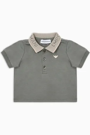 Emporio Armani Polo in jersey con ricamo logo