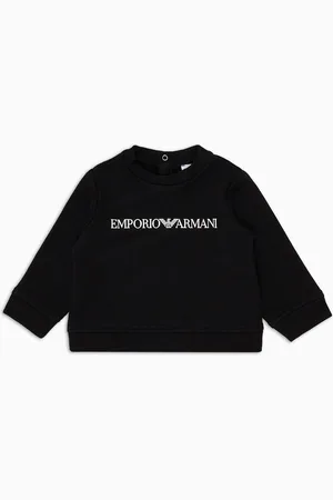 Emporio Armani Felpa in misto modal con logo