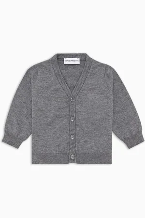 Emporio Armani Cardigan scollo V in misto lana