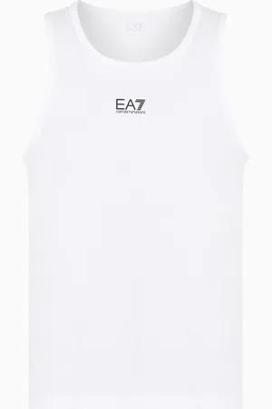 EA7 Canotta Core Identity in jersey di cotone