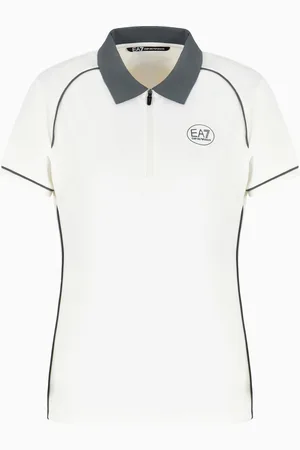 EA7 Polo Golf Pro in tessuto tecnico stretch