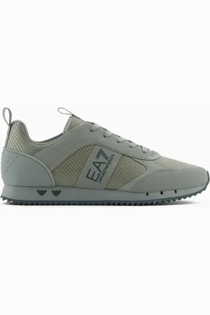 EA7 Sneakers Black and White Laces