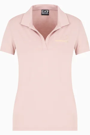 EA7 Polo a maniche corte Evolution in misto cotone e modal