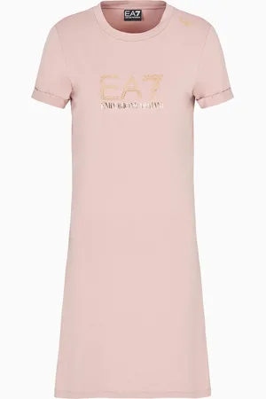 EA7 Abito Evolution in jersey di misto cotone e modal stretch