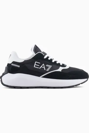 EA7 Sneakers Wader in tessuto e pelle