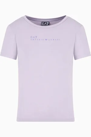 EA7 T-shirt girocollo Dynamic Athlete in tessuto tecnico Natural VENTUS7