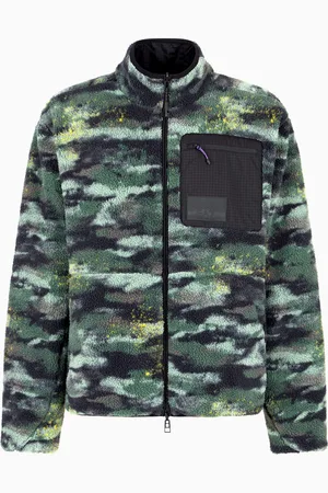EA7 Giacca Urban Escape in felpa effetto teddy