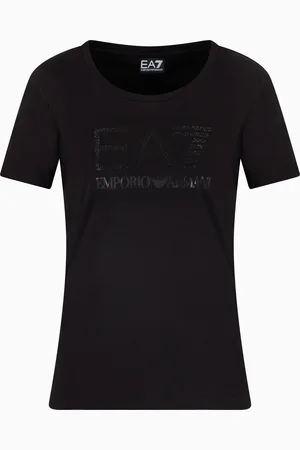 EA7 T-shirt Logo Series jersey di in cotone stretch