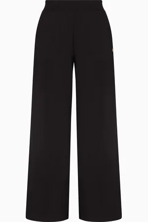 EA7 Pantaloni ampi Core Lady in cotone stretch