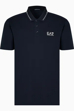 EA7 Polo Tennis Club in piquet di cotone stretch