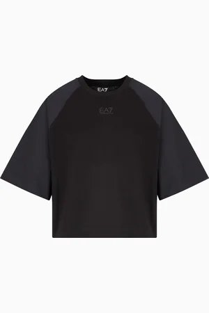 EA7 T-shirt girocollo Contemporary Sport in jersey di cotone