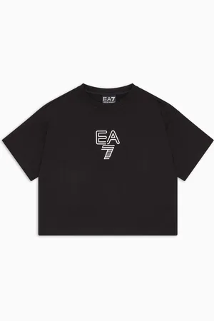 EA7 T-shirt girocollo Visibility Girl in cotone