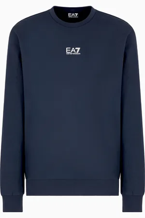 EA7 Felpa girocollo Core Identity in cotone