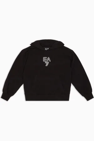 EA7 Felpa con cappuccio Visibility Girl in cotone stretch