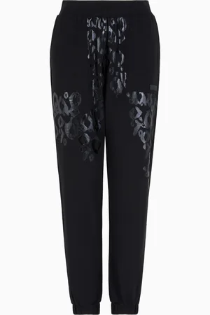 EA7 Pantaloni jogger Graphic Series in cotone stretch