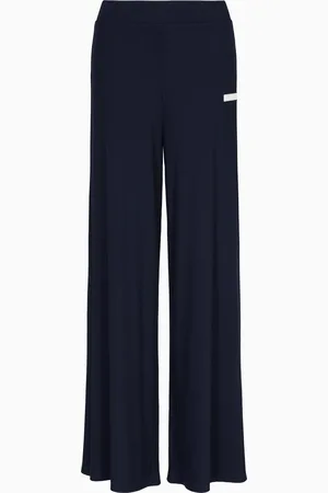 EA7 Pantaloni ampi Costa Smeralda in jersey di cotone stretch