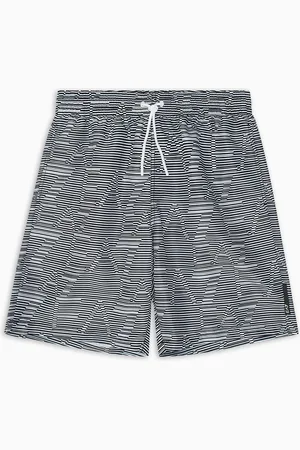 EA7 Costume a bermuda Logo Series con stampa logo all-over