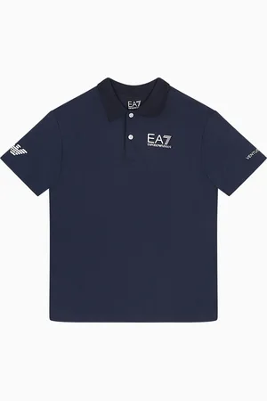 EA7 Polo Tennis Pro Boy in tessuto tecnico VENTUS7