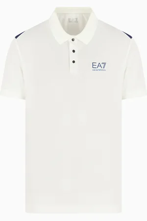 EA7 Polo bicolore Tennis Pro in tessuto tecnico VENTUS7