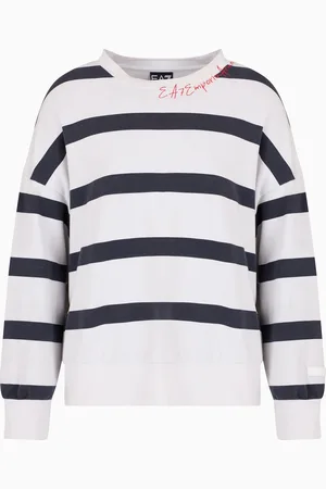 EA7 Felpa Costa smeralda in cotone stretch