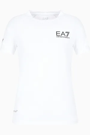 EA7 T-shirt girocollo Tennis Pro in tessuto tecnico VENTUS7