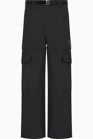 EA7 Pantaloni cargo in misto cotone e nylon