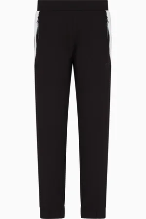 EA7 Pantaloni jogger 7 Lines in cotone