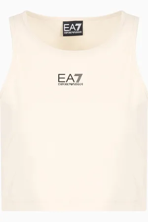 EA7 Top Logo Series in cotone stretch