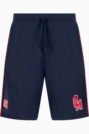 EA7 Olimpia Milano Bermuda in jersey di cotone