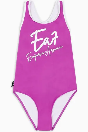 EA7 Costume intero Girl con maxi logo