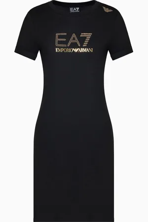 EA7 Abito Evolution in jersey di misto cotone e modal stretch