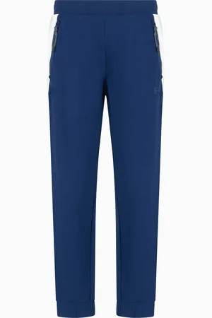 EA7 Pantaloni jogger 7 Lines in cotone
