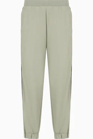 EA7 Pantaloni jogger Logo Series in misto cotone